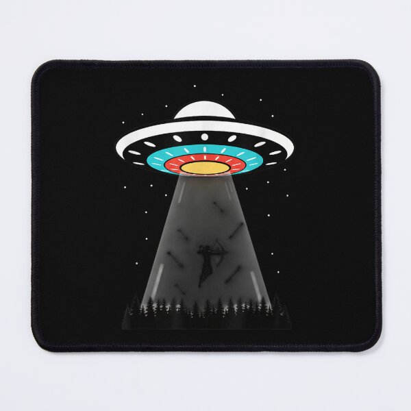 Item preview, UFO Abduction Archer Funny Hunting Sci Fi Bow and Arrow designed and sold by Boutkimaewab.