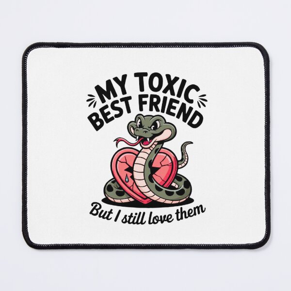 Item preview, My Toxic Best Friend – Snake & Broken Heart Design designed and sold by PinkGothica.