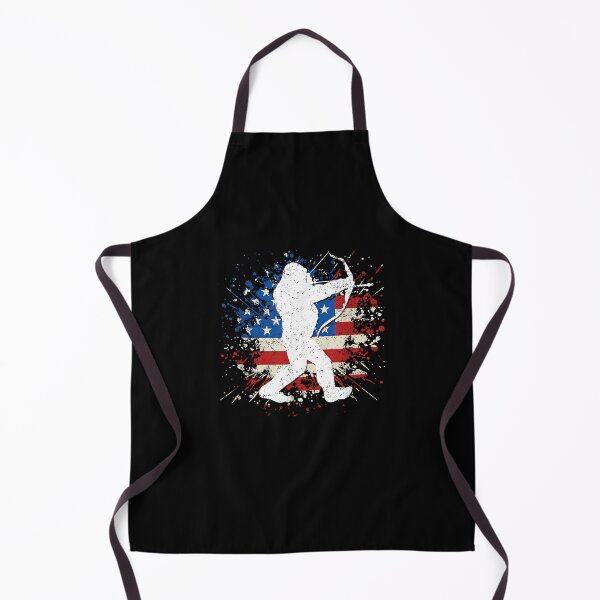 Item preview, Bigfoot Bow Hunting Archery American Flag Sasquatch Hunter designed and sold by Boutkimaewab.
