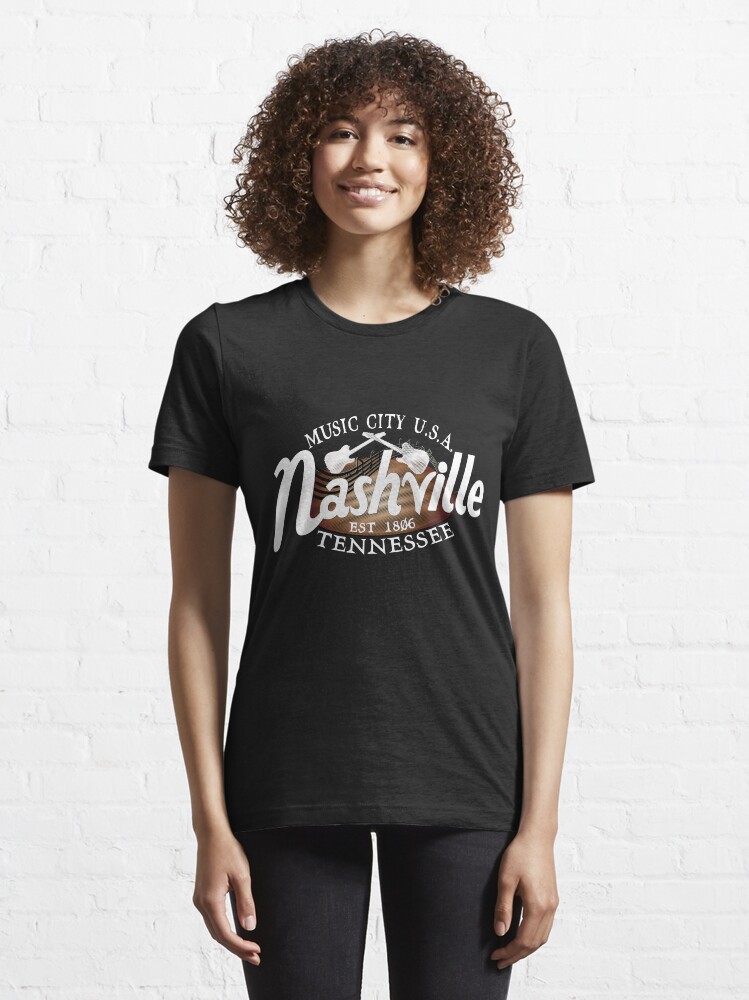 "Nashville TN Tshirt Vintage Music City USA EST 1806 Gift" Tshirt for
