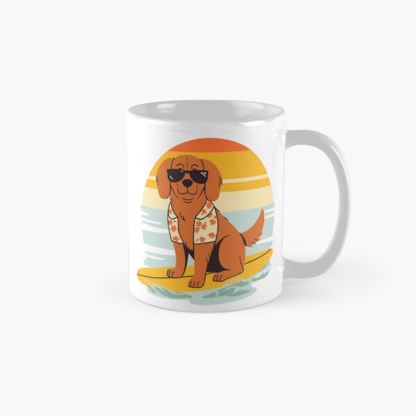 Item preview, The Golden Surfer Dog designed and sold by Pabello16.