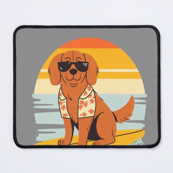 Item preview, The Golden Surfer Dog designed and sold by Pabello16.