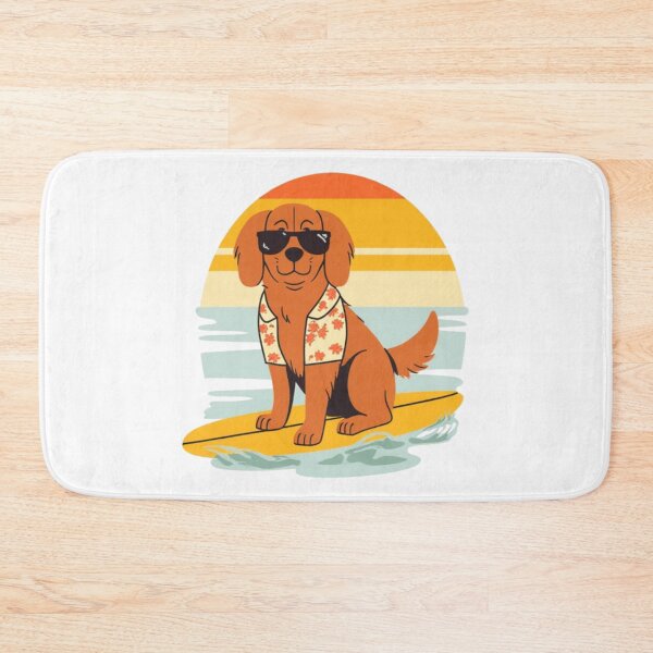 Item preview, The Golden Surfer Dog designed and sold by Pabello16.