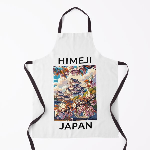 Item preview, Himeji Japan Tourism Vector Style Illustration Poster designed and sold by Stripe Wall Studio.