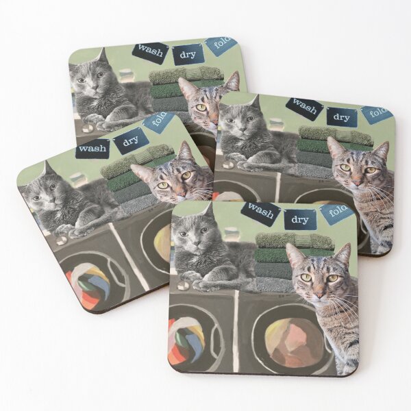 Item preview, Laundry Room Cats  designed and sold by pulse_retail.