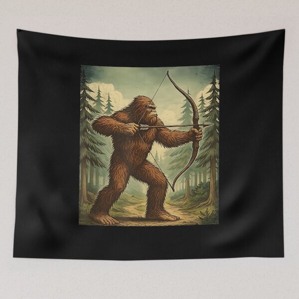 Item preview, Archery Bow Arrows Bigfoot Funny Archery Men Women designed and sold by Boutkimaewab.