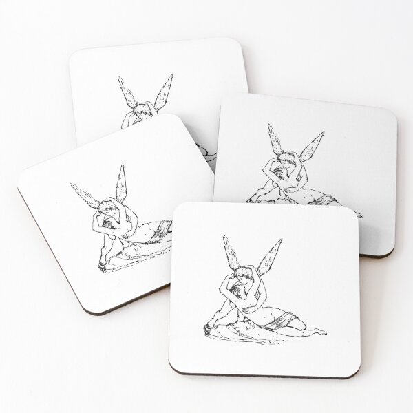 Item preview, Vintage Cupid – Classical Angel with Bow and Arrow designed and sold by LineArtForYou.