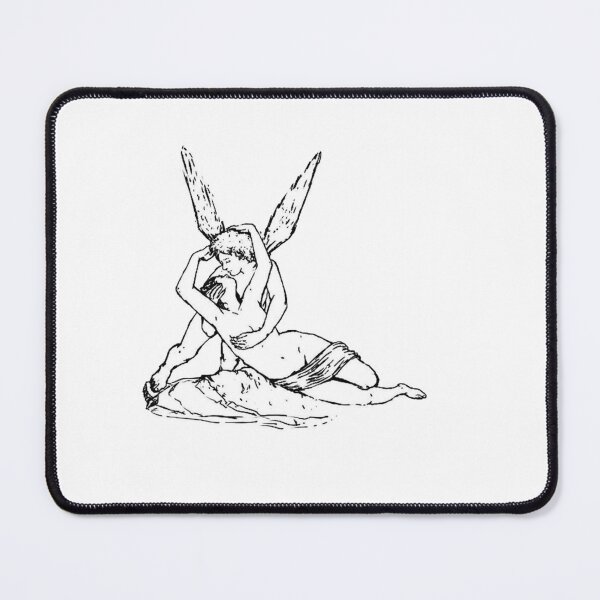 Item preview, Vintage Cupid – Classical Angel with Bow and Arrow designed and sold by LineArtForYou.