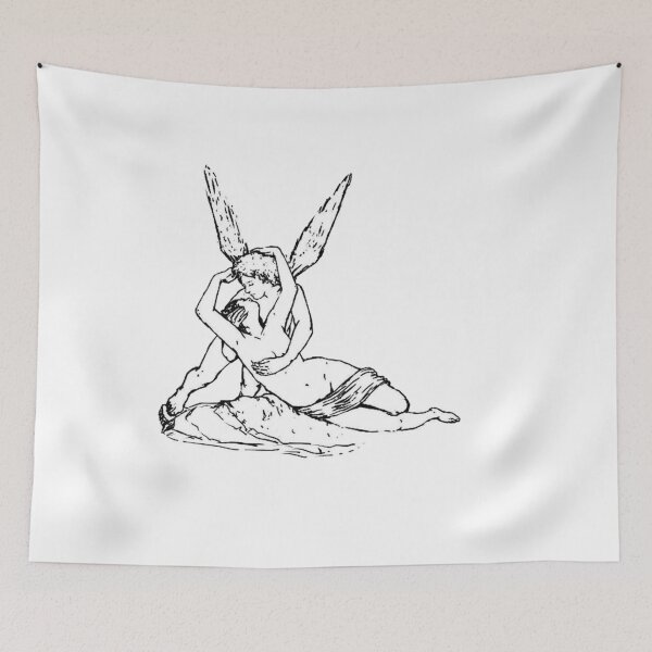 Item preview, Vintage Cupid – Classical Angel with Bow and Arrow designed and sold by LineArtForYou.