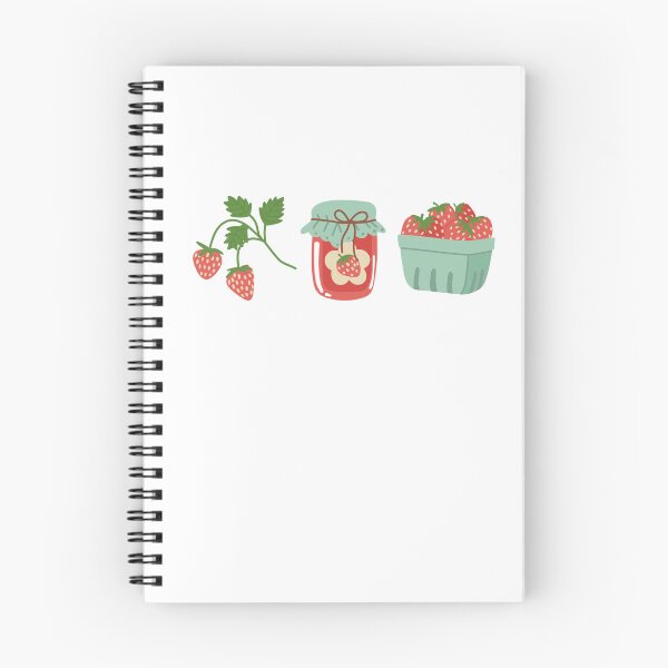 Item preview, Vintage Strawberry Jam Picnic Sticker - Cottagecore Fruit Art Set designed and sold by marmalade-art.