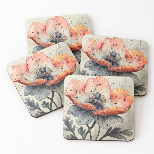 Item preview, Peony of the Inkbound Speckle designed and sold by bloorose.