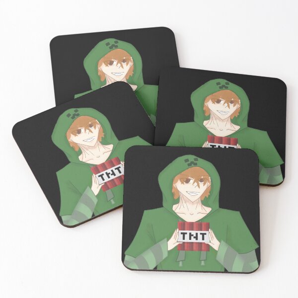 Item preview, Creeper with TNT anime fanart  designed and sold by YaroshMaria.