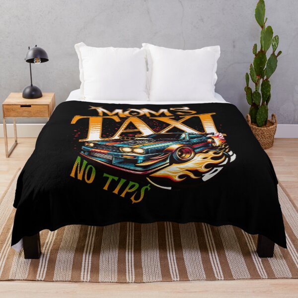 Item preview, Mom’s Taxi No Tips Funny Racing Mom Car Lover Street Racing Mom designed and sold by CarantinedChaos.