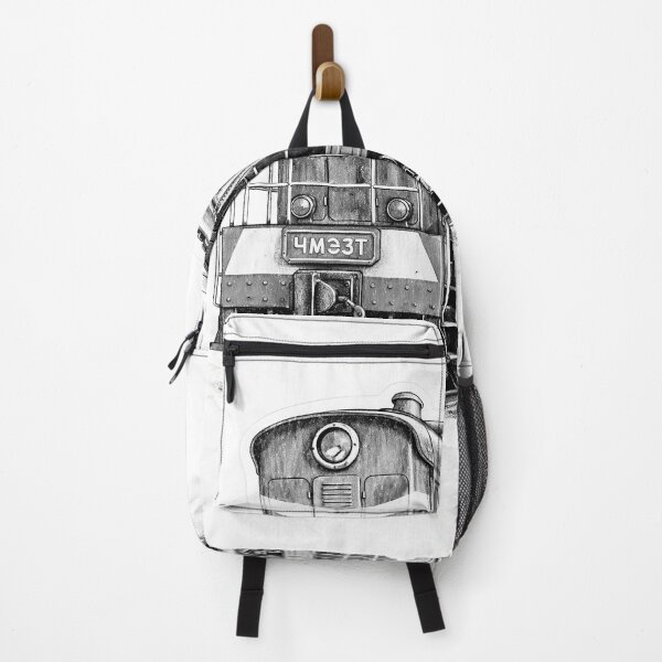 Item preview, ChM3T Locomotive – Black & White Illustration designed and sold by Felixuss.