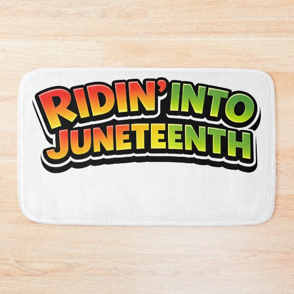 Item preview, Ridin Into Juneteenth Bold Freedom Typography Design designed and sold by ArtSpark Studio.