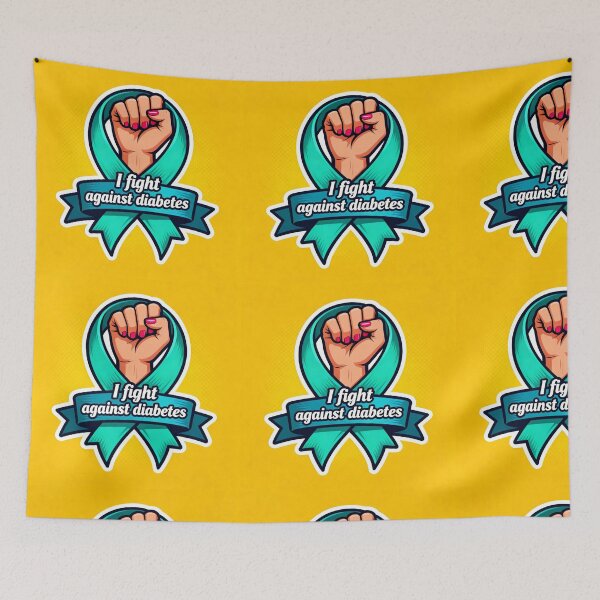 Item preview, woman against diabetes designed and sold by byAleeja.