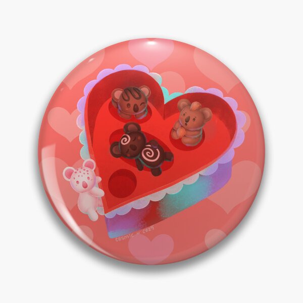 Item preview, Koala heart valentines day candy box designed and sold by CosmicNCozy.