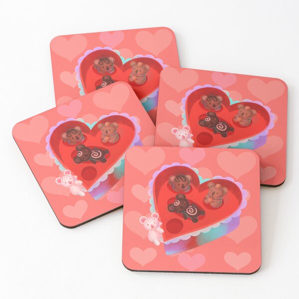 Item preview, Koala heart valentines day candy box designed and sold by CosmicNCozy.