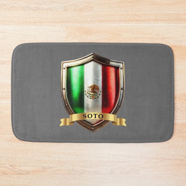 Item preview, Soto Mexico Heraldic Name Shield designed and sold by Highlandkings.