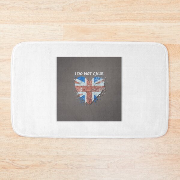 Item preview, Dark Grey - I Do Not Care - Union Jack  designed and sold by Here, Then.