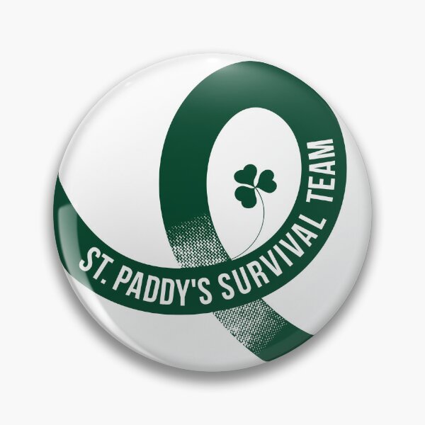 Item preview, St Paddys Survival Team 2026 – Irish Party Ribbon Badge Design designed and sold by PhokaPhokich.