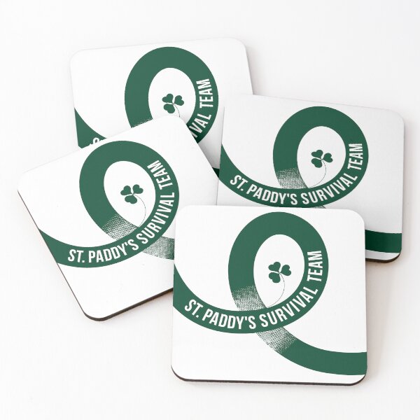 Item preview, St Paddys Survival Team 2026 – Irish Party Ribbon Badge Design designed and sold by PhokaPhokich.