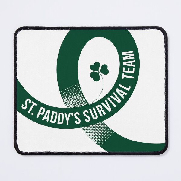 Item preview, St Paddys Survival Team 2026 – Irish Party Ribbon Badge Design designed and sold by PhokaPhokich.