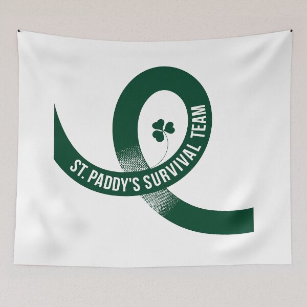 Item preview, St Paddys Survival Team 2026 – Irish Party Ribbon Badge Design designed and sold by PhokaPhokich.