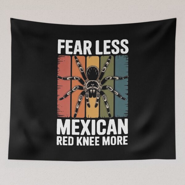 Item preview, Fear less Tarantula Lover Spider Pet Mexican Red Knee Retro designed and sold by BHMARTS.