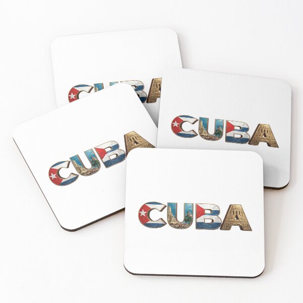 Item preview, Cuba – Vintage Cultural Typography designed and sold by VladisWorld.