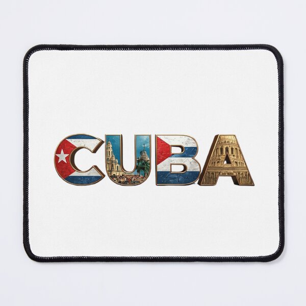 Item preview, Cuba – Vintage Cultural Typography designed and sold by VladisWorld.