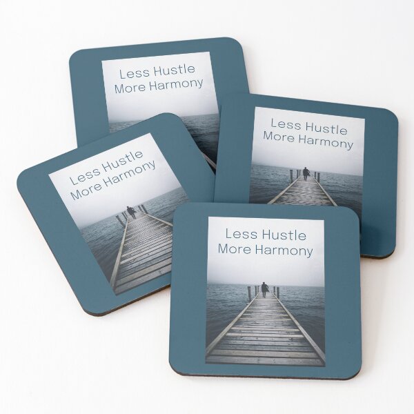 Item preview, Less Hustle More Harmony Living Simple designed and sold by Sachie's Studio.