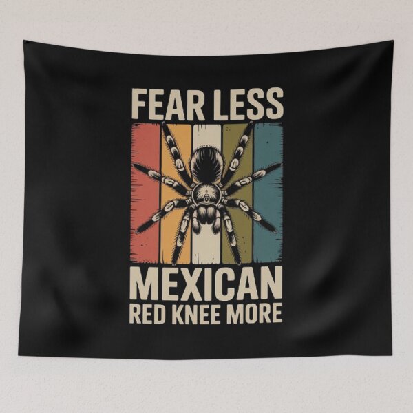 Item preview, Fear less Tarantula Lover Spider Pet Mexican Red Knee Retro designed and sold by BHMARTS.