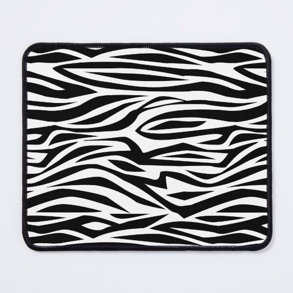 Item preview, animal print zebra stripes wild black white designed and sold by Gossip Rag.