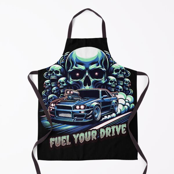 Item preview, Fuel Your Drive Skull Street Racing Supercharged Car Gearhead Racing designed and sold by CarantinedChaos.