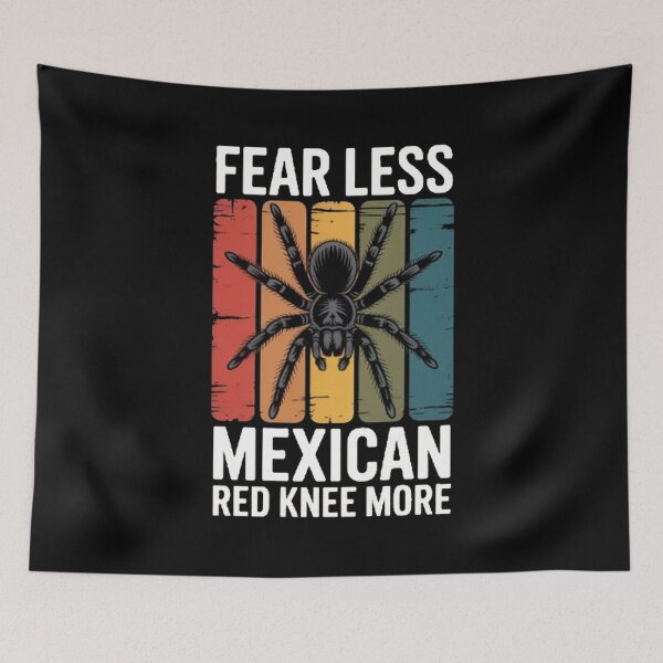 Item preview, Fear less Tarantula Lover Spider Pet Mexican Red Knee Retro designed and sold by BHMARTS.
