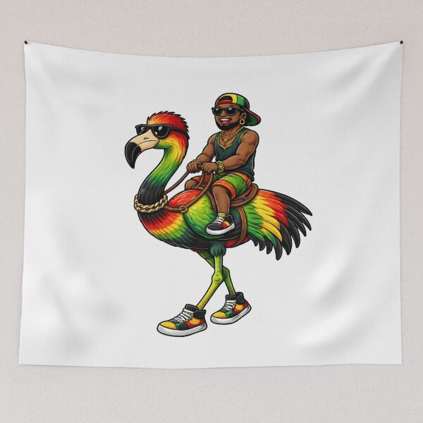 Item preview, Urban Afro Rider Colorful Street Art Illustration designed and sold by ArtSpark Studio.