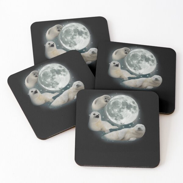 Item preview, Three Baby Seal Vintage designed and sold by krystalRomanart.