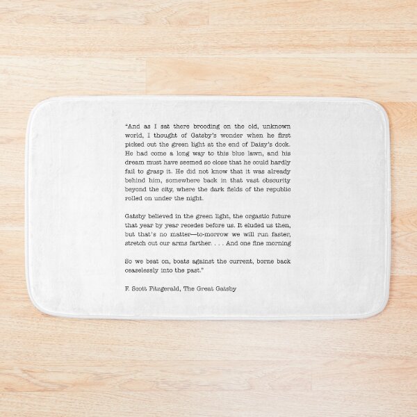 Item preview, Great Gatsby Quote designed and sold by corbrand.
