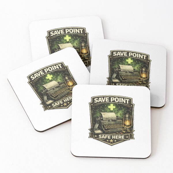 Item preview, Save Point – Typewriter Safe Room designed and sold by Carbon-Beaver.
