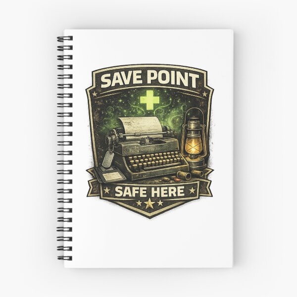 Item preview, Save Point – Typewriter Safe Room designed and sold by Carbon-Beaver.