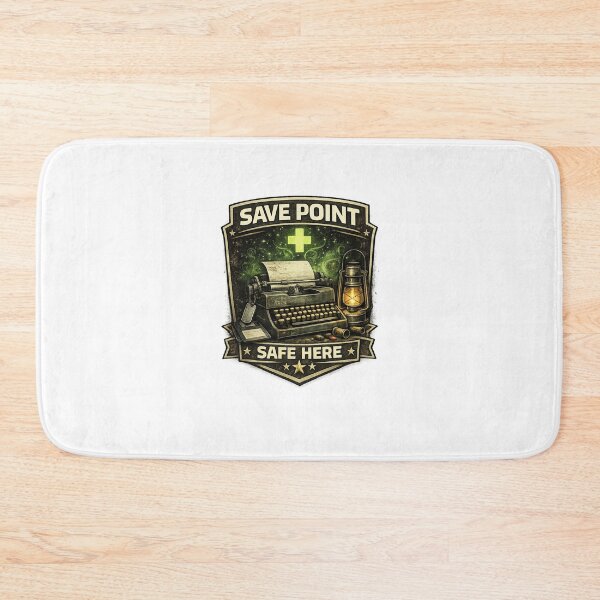 Item preview, Save Point – Typewriter Safe Room designed and sold by Carbon-Beaver.
