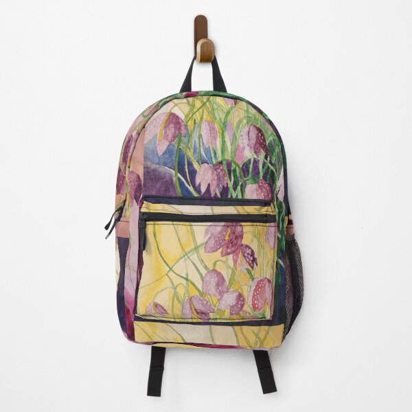 Item preview, Copy of Purple pink fritillary flowers watercolour painting designed and sold by esvb.