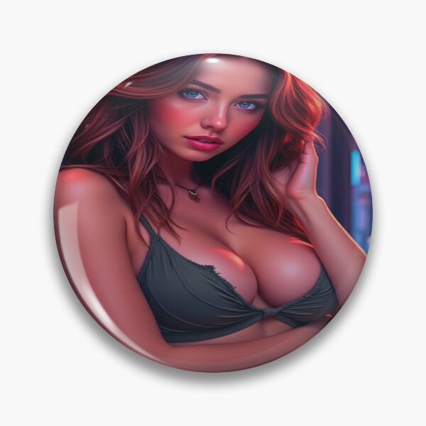 Item preview, Brunette Pinup on the Street Corner | Cityscape Pinup Art designed and sold by KasaHunterHarem.