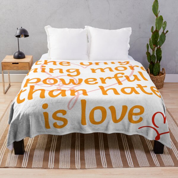 Item preview, he only thing more powerful than hate is love designed and sold by EDDANI.