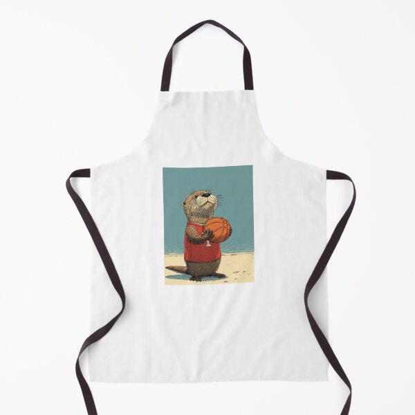 Item preview, Cute Sea Otter Animal Basketball designed and sold by krystalRomanart.