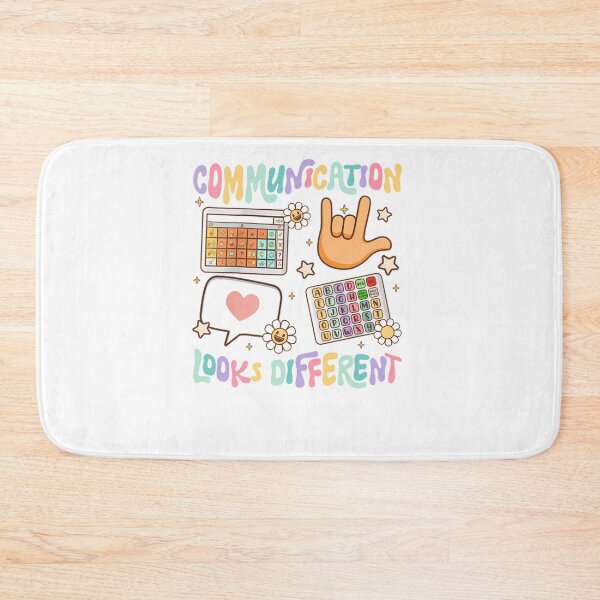 Item preview, Communication Looks Different For Everyone Sped Teacher designed and sold by krystalRomanart.