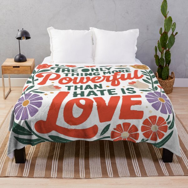 Item preview, the only thing more powerful than hate is love designed and sold by EDDANI.