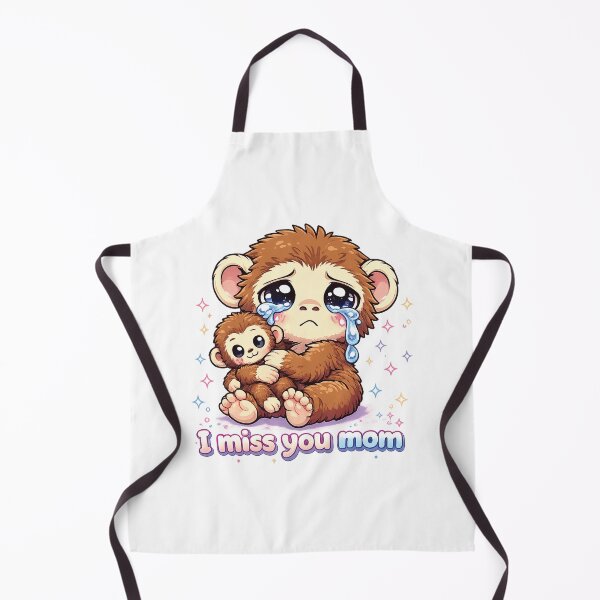 Item preview, Punch Monkey - Kawaii Sad Monkey I Miss You Mom Relatable Motherhood designed and sold by akiotatsuo.