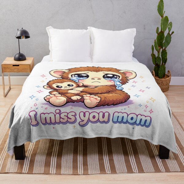Item preview, Punch Monkey - Kawaii Sad Monkey I Miss You Mom Relatable Motherhood designed and sold by akiotatsuo.